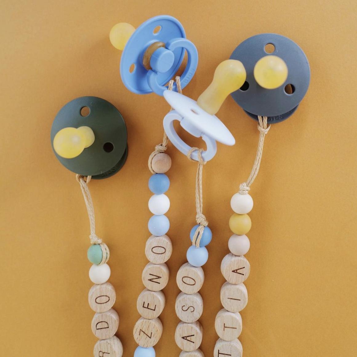 Bon Bon - Porta ciuccio personalizzato con nome PORTACIUCCIOPERSONALIZZATO BON BON