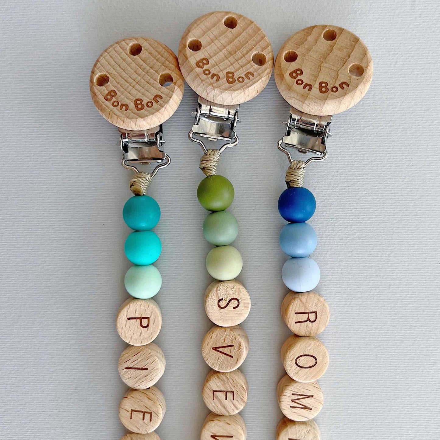 Bon Bon - Porta ciuccio personalizzato con nome PORTACIUCCIOPERSONALIZZATO BON BON
