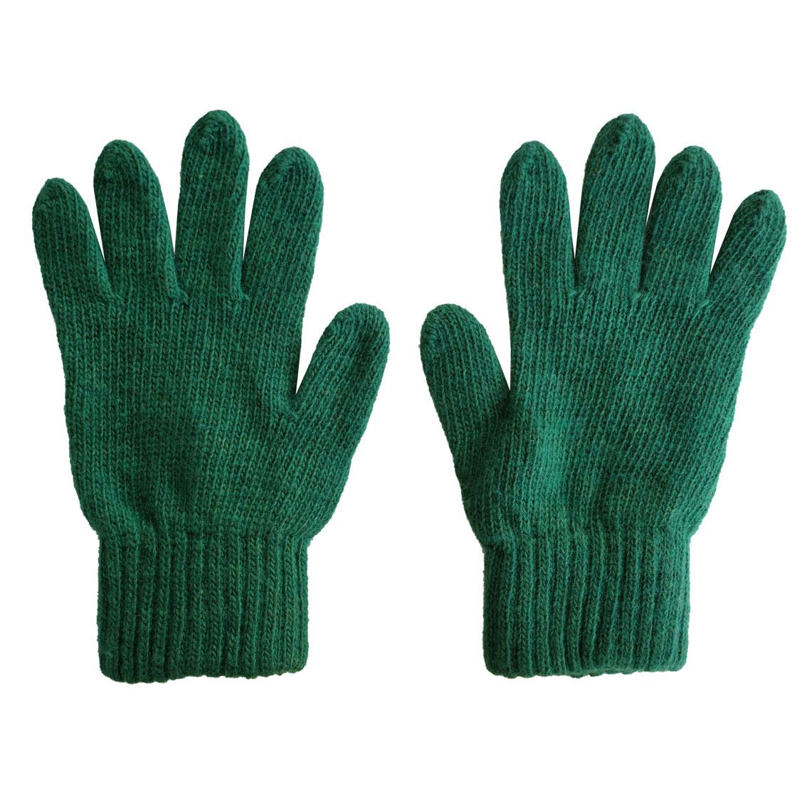 Grüne Handschuhe