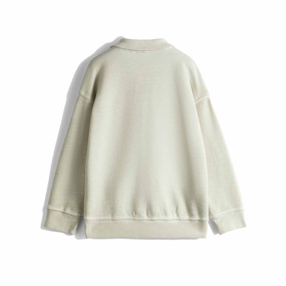 Collar sweatshirt