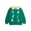 TENNIS COLLARED SWEATSHIRT