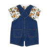 Complete dungarees and t-shirts