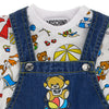 Complete dungarees and t-shirts