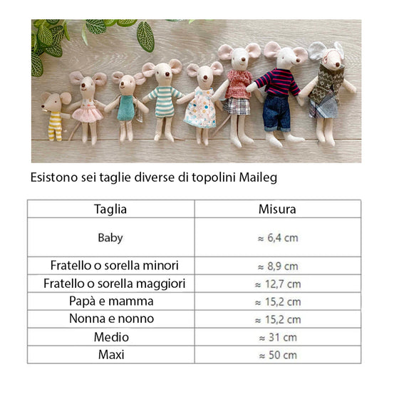 MAILEG 16172300BEIGE TOPO FATINA