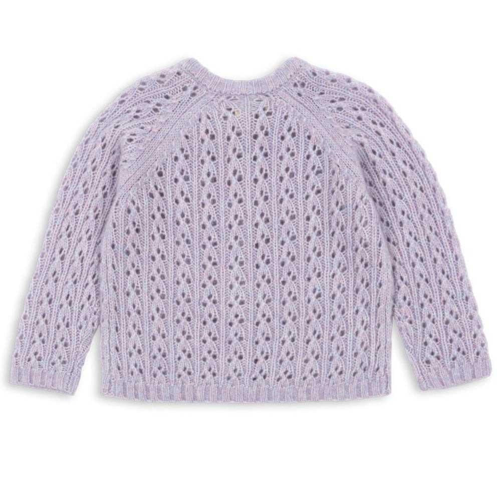
                  
                    Cardigan in maglia Isa Lavender Mist KS103829LAVANDER KONGES SLOJD
                  
                