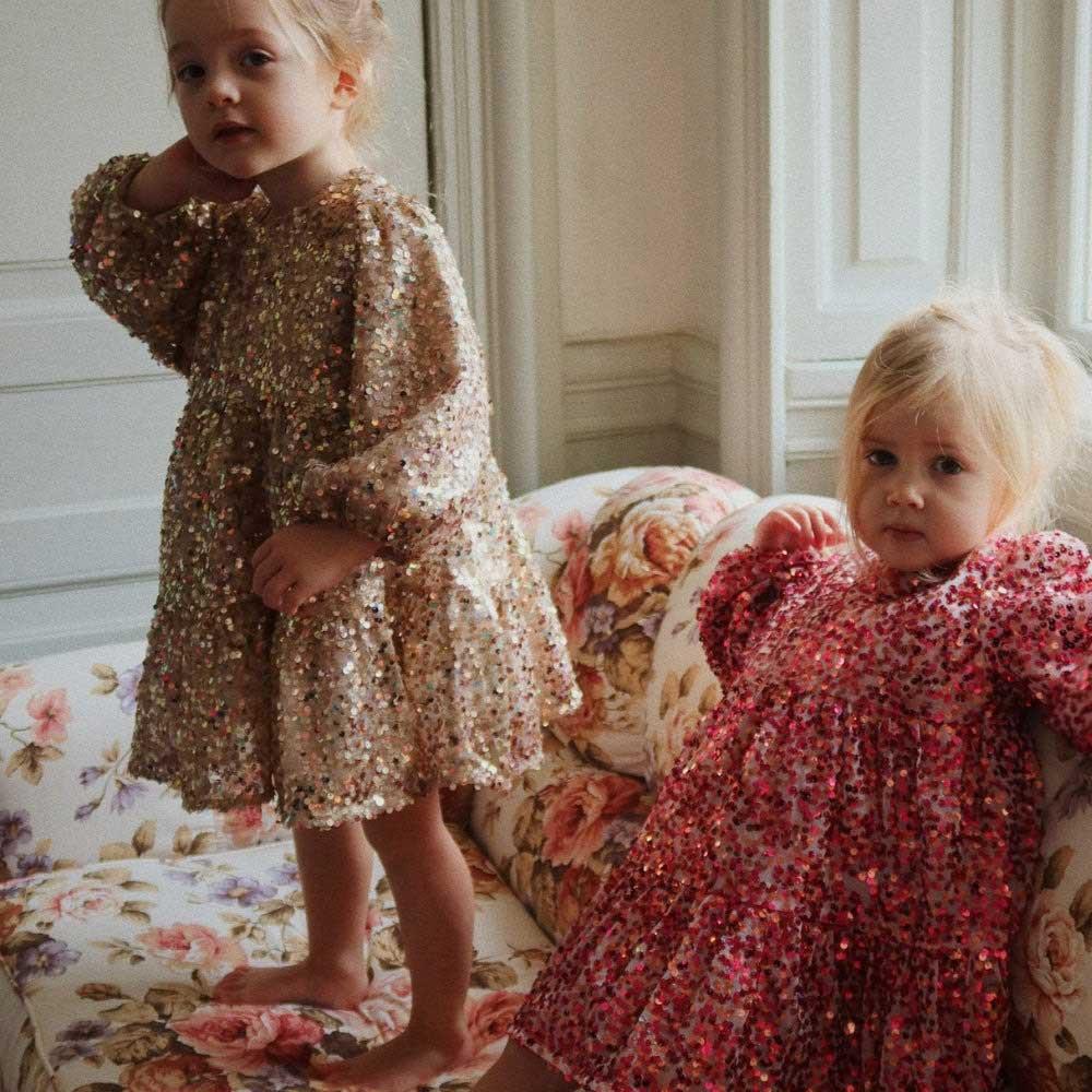 
                  
                    Vestito Lila Gold KS103858GOLDGLITTER KONGES SLOJD
                  
                