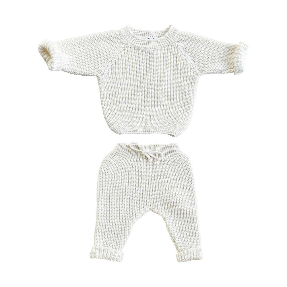 Completo in maglia Ecrù SETMAGLIAECRU BON BON
