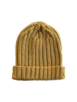 Cappello in maglia Ocra