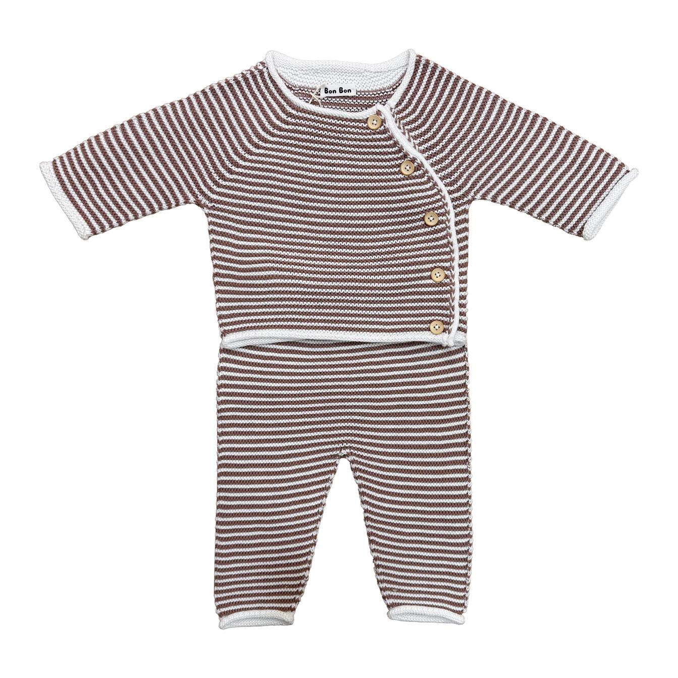 Completo cotone castagna COMPLETOCCASTAGNA BON BON