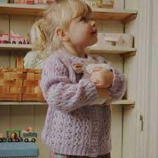 
                  
                    Cardigan in maglia Isa Lavender Mist KS103829LAVANDER KONGES SLOJD
                  
                