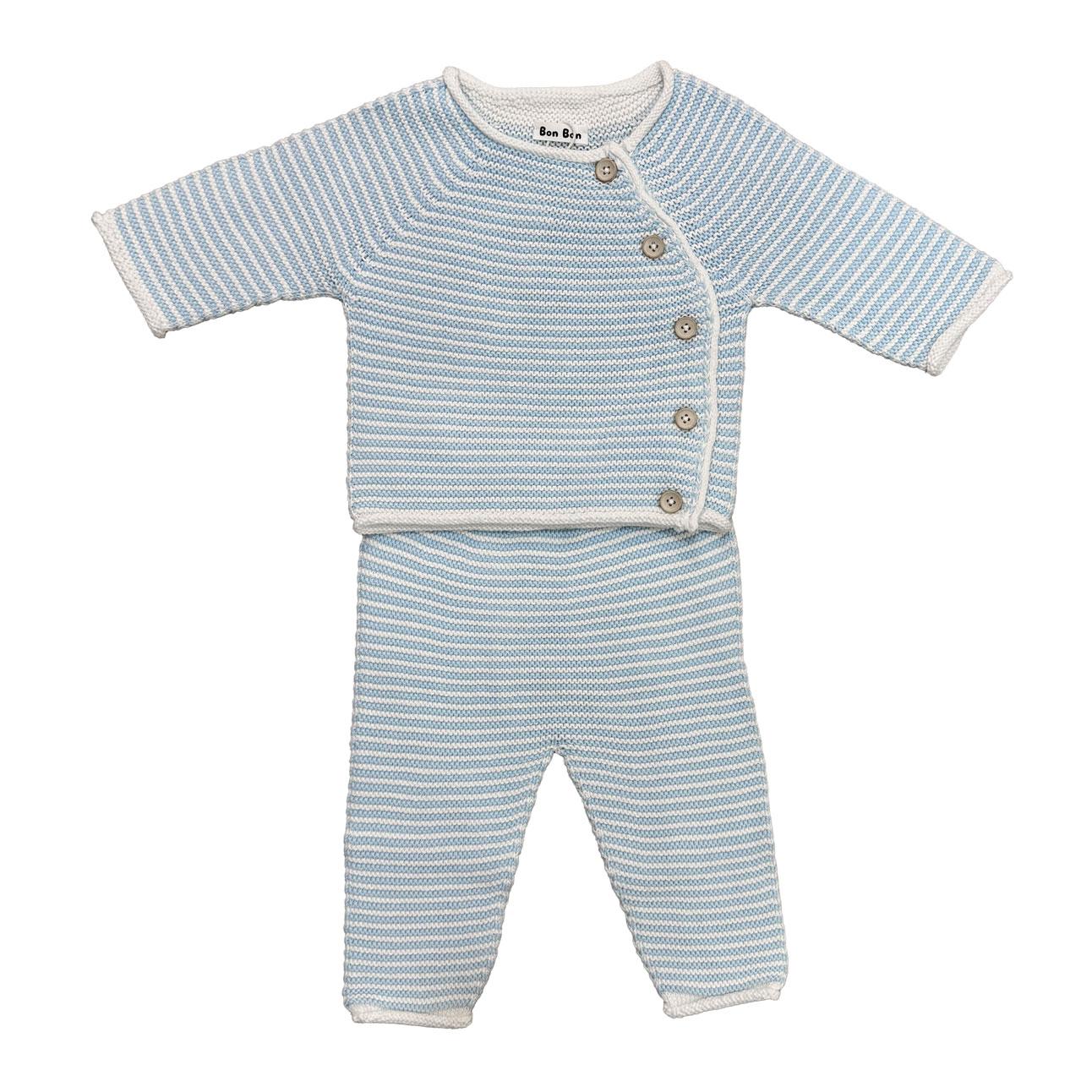 Completo cotone Azzurro COMPLETOCAZZURRO BON BON