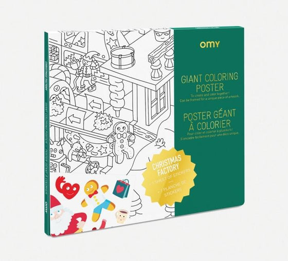 OMY - Poster gigante Christmas Factory