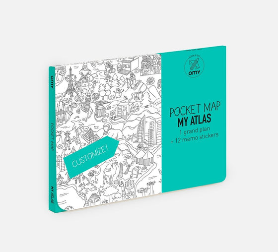 OMY - Poster tascabile Atlas
