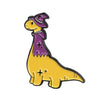 Bon Bon - Spilla in metallo smaltato Dinosauro