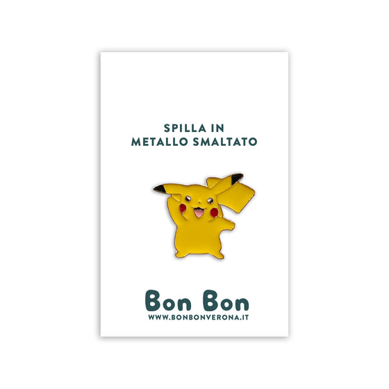 Bon Bon - Spilla in metallo smaltato Pikachu