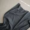 Mushie - Coperta cotone BIO Ribbed Dark Gray Melange